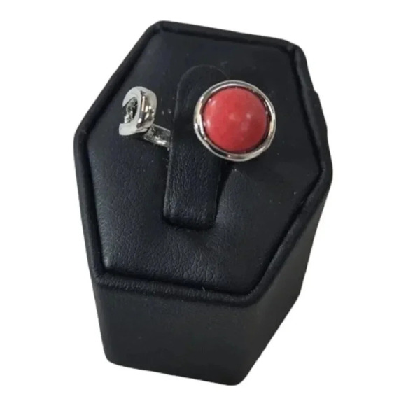 Red Dot Adjustable Fashion Ring A43 - Picture 2 of 12